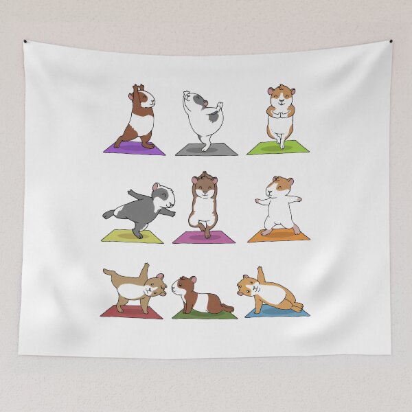 Item preview, Guinea pigs doing exercises cute animal designed and sold by NellieSteven7.