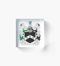 Broom Coat of Arms Acrylic Block