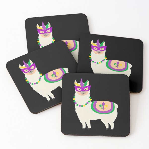 Item preview, Mardi Gras Llama Funny Carnival Fat Tuesday Party designed and sold by SkylerKason.