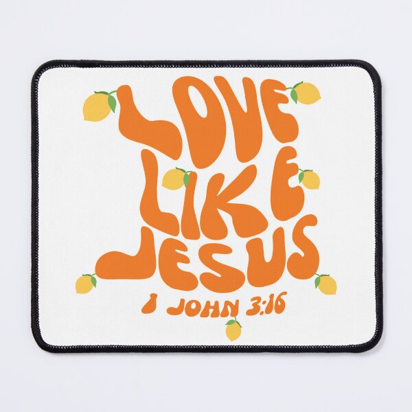 Item preview, Love like Jesus Christian Bible verse 1 John 3:16 designed and sold by Emily Roberts.