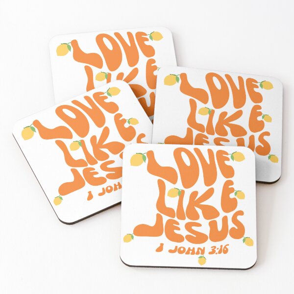 Item preview, Love like Jesus Christian Bible verse 1 John 3:16 designed and sold by Emily Roberts.