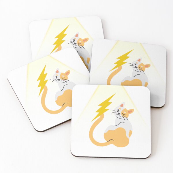 Item preview, cartoon cat lightning designed and sold by Kavi Designs.