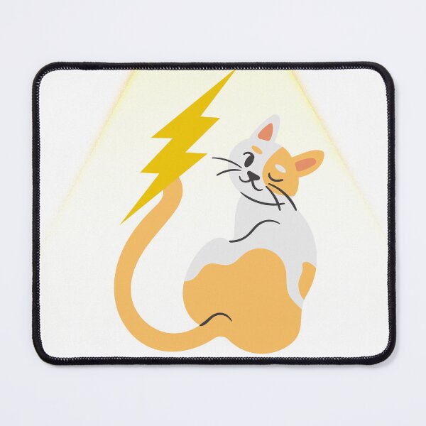 Item preview, cartoon cat lightning designed and sold by Kavi Designs.