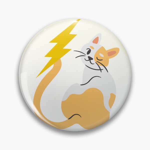 Item preview, cartoon cat lightning designed and sold by Kavi Designs.