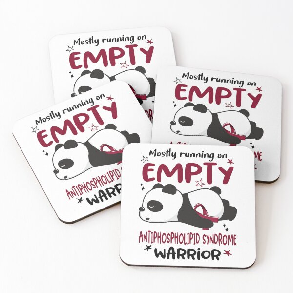 Item preview, Antiphospholipid Syndrome Awareness - Mostly Running On Empty Antiphospholipid Syndrome Warrior designed and sold by Hilten.
