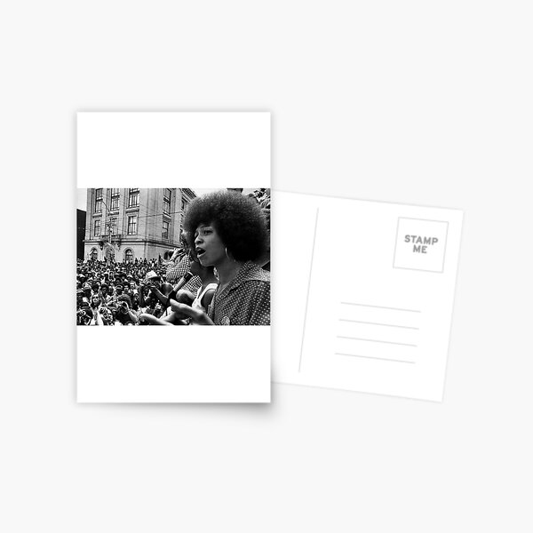 Angela Davis Speech Postcard
