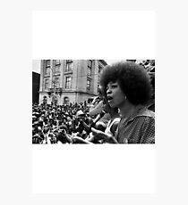 Angela Davis Speech Photographic Print