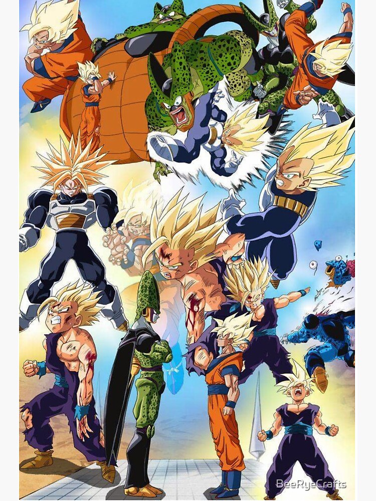 Dragon Ball - Cell Saga  Anime, Dragon ball z, Dragon ball art