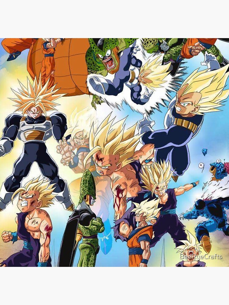 Dragon Ball Z Cell Saga Poster for Sale by StephanieBen