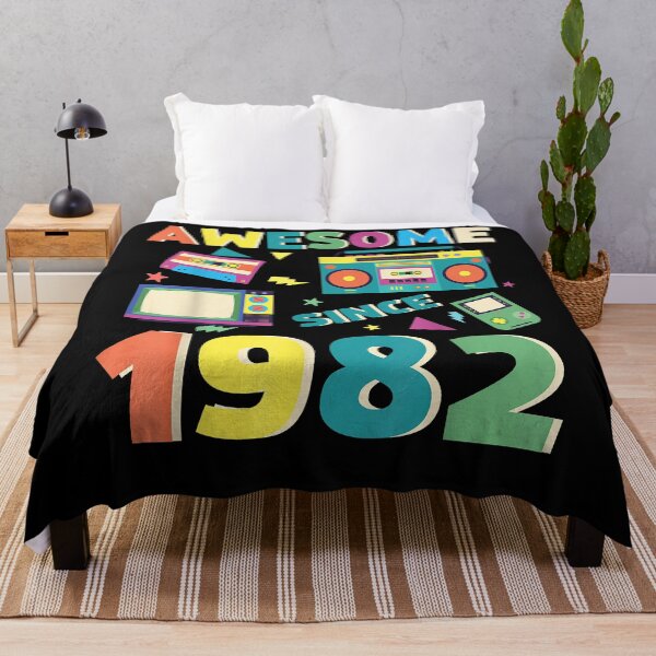 Item preview, Awesome Since 1982 Vintage 1982 40th Birthday 40 Years Old T-Shirt designed and sold by jayesqnoon.