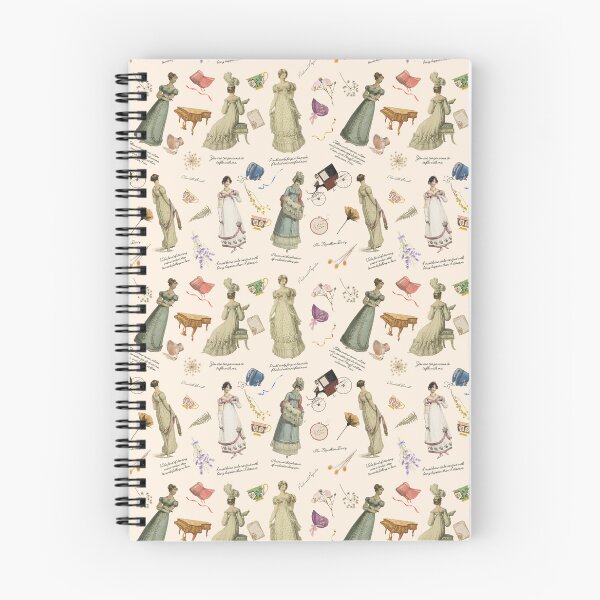 Item preview, Pride and Prejudice Quotes|  Miss Bennet | Jane Austen Rose designed and sold by OakTreeDesign.