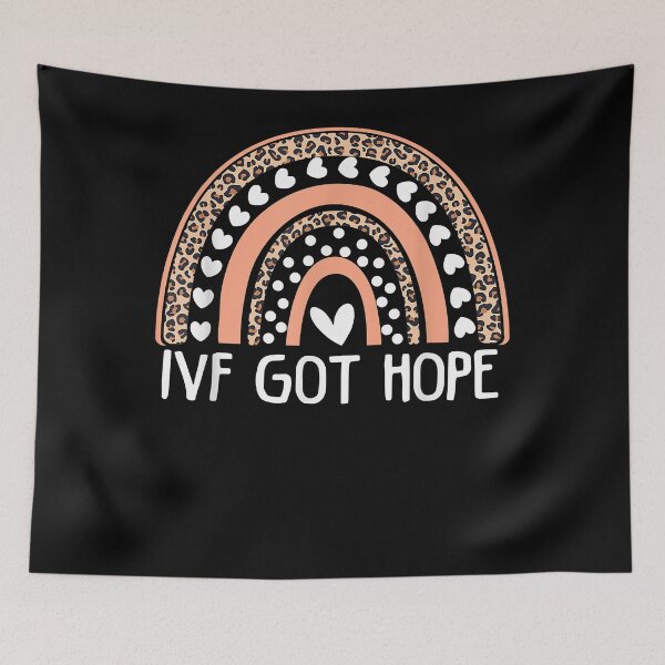 Item preview, IVF Got Hope Inspiration Rainbow IVF Mom Fertility Surrogate T-Shirt.png designed and sold by xindungxoaac.