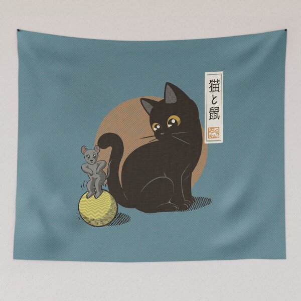 Item preview, Cat and mouse designed and sold by BATKEI ART.
