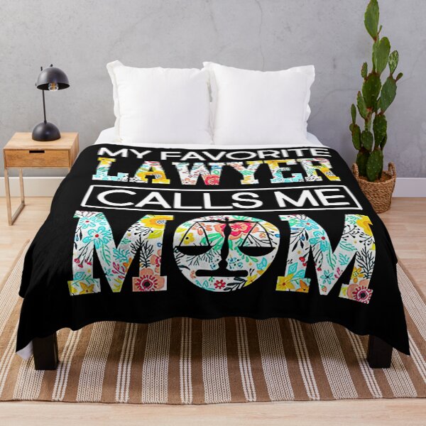 Item preview, Floral Mother Shirt My Favorite Lawyer Calls Me Mom T-Shirt Mother_s Day Tee Gift for Women designed and sold by Renaudie.