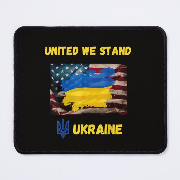 Item preview, Ukraine United We Stand | American friendship flag roots designed and sold by LauraNeyJr.