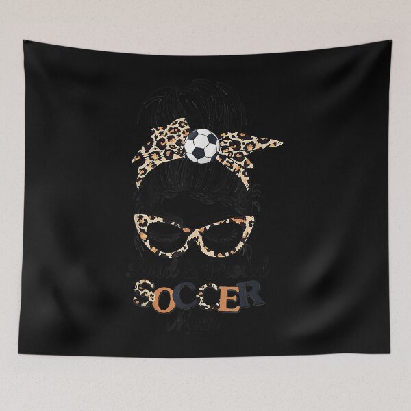 Item preview, Loud And Proud Soccer Mom, Leopard Soccer Mama Life T-Shirt designed and sold by jayesqnoon.