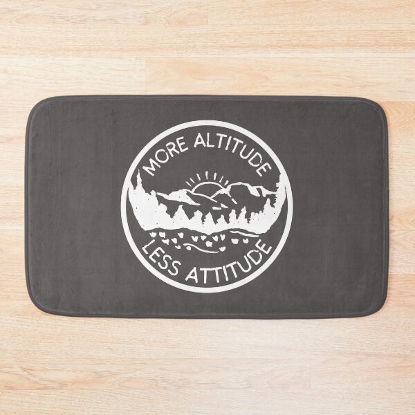 Item preview, More Altitude Less Attitude - Nature Hiking Mountain Camping Lover designed and sold by Pawfect-Purr.