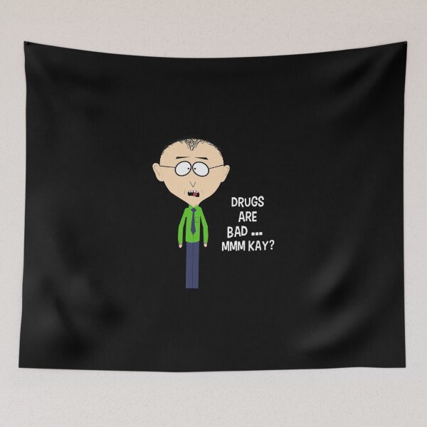 Item preview, Drugs Are Bad Mkay Mr Mackey South Park  Classic T-Shirt designed and sold by VitaCruciano.