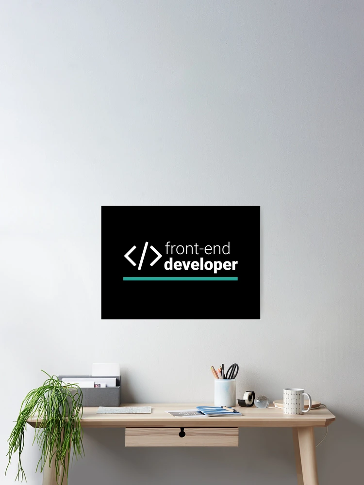 Thumbnail 2 of 3, Poster, Front-End Developer designed and sold by Code Wear.