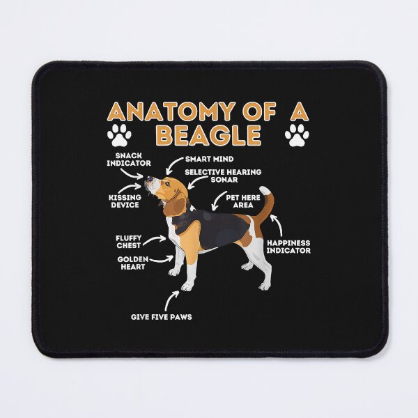 Item preview, Anatomy Of A Beagle - Funny Beagle Dog Lover Pet Owner designed and sold by Yaw23123.