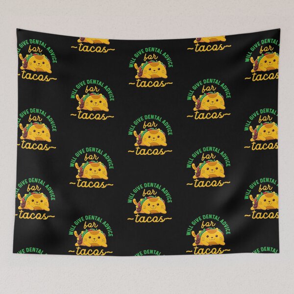 Item preview, Will Give Dental Advice For Tacos - Kawaii Taco Lover  designed and sold by fooderiffic.
