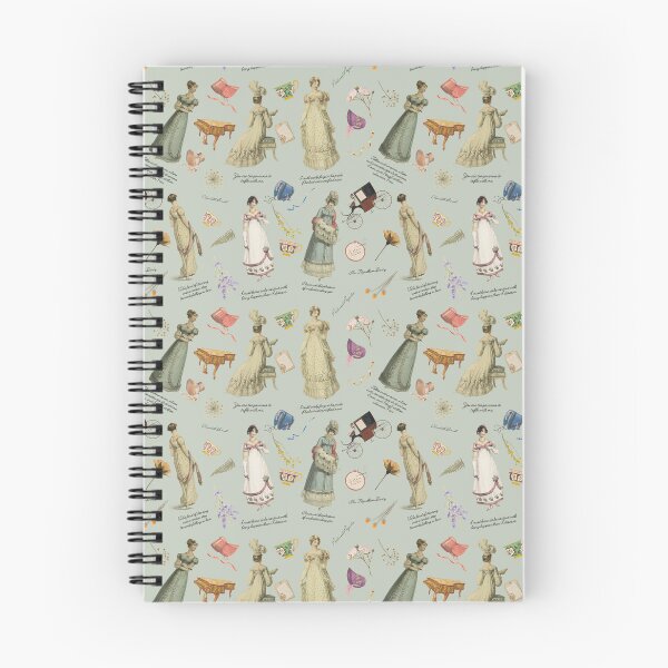 Item preview, Pride and Prejudice Quotes| Miss Bennet | Jane Austen Green designed and sold by OakTreeDesign.