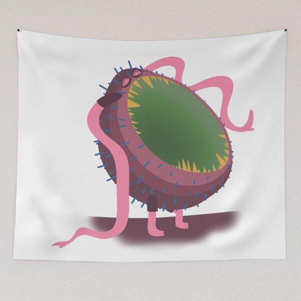Item preview, Long Armed Angry Hairy Monster Kiwi Fruit Style designed and sold by marie-inks.