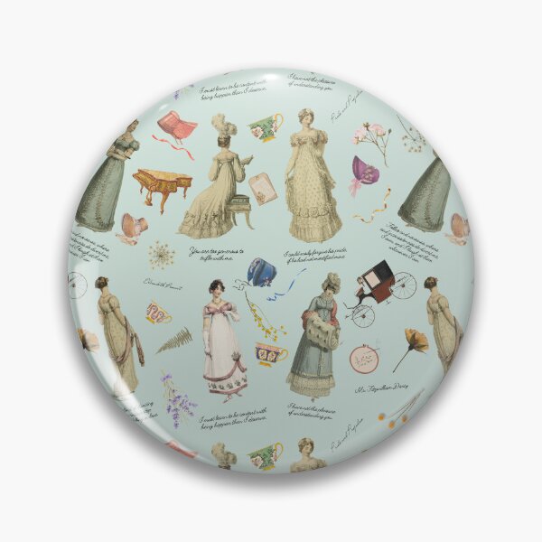 Item preview, Pride and Prejudice Quotes|  Miss Bennet | Jane Austen Duck Egg designed and sold by OakTreeDesign.