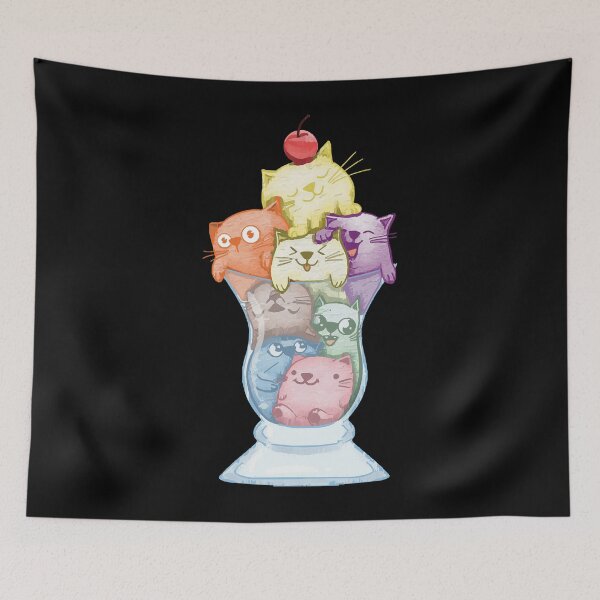 Item preview, Purrfect Sundae! T-Shirt designed and sold by MarkFox1.