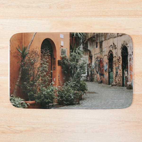 Item preview, The Colourful Streets of Venice & green palm tree  designed and sold by anisbbmbrush.