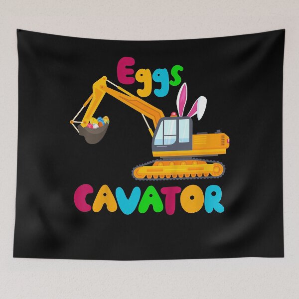 Item preview, Kids EggsCavator Happy Easter Funny Excavator Hunting Egg Kids T-Shirt.png designed and sold by xindungxoaac.