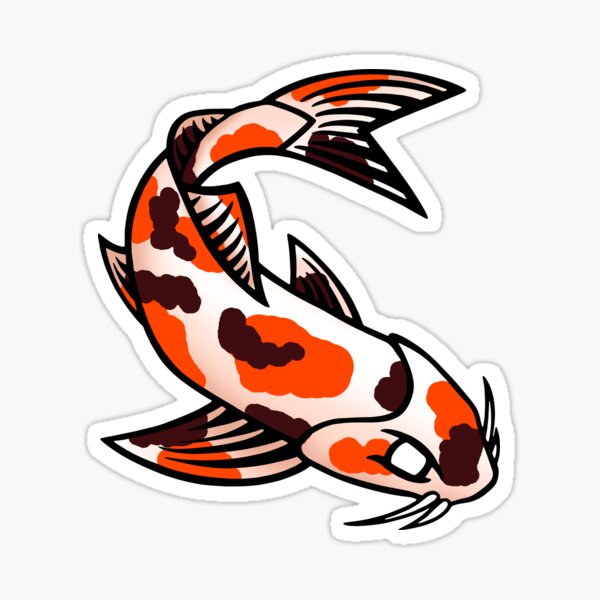 Koi Fish Sticker