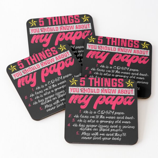 Item preview, 5 Thing You Should Know About My Papa Father designed and sold by DKshowmaker.