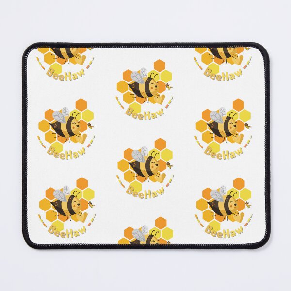 Item preview, Beehaw Sticker- Bee Beehaw - Cowboy Bee With A Hat Classic T-Shirt designed and sold by DrArtStudios.