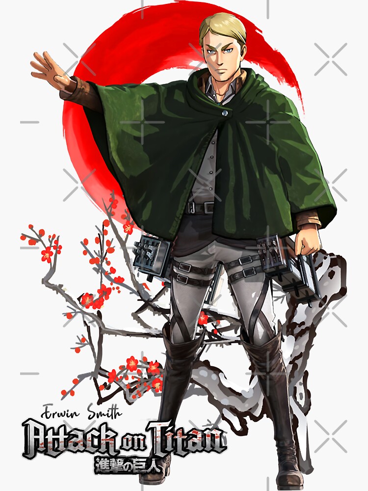 "Convince Profound Scout Commander Strong Erwin Long Retro" Sticker by