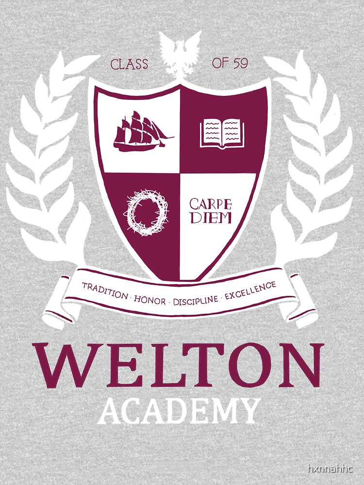 "Welton Academy Emblem" Pullover Sweatshirt by hxnnahhc Redbubble