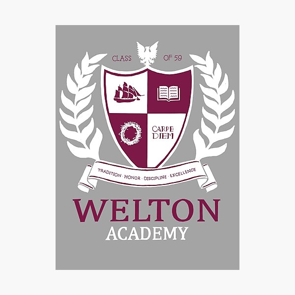 "Welton Academy Emblem" Photographic Print for Sale by hxnnahhc Redbubble