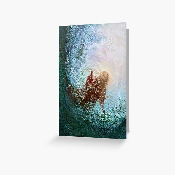Item preview, Jesus with Saving Hand designed and sold by JaelynnDyverson.