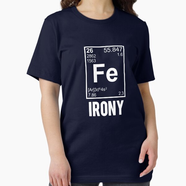 Artikel-Vorschau von Ironisches chemisches Element FE Ironie, designt und verkauft von TheShirtYurt.