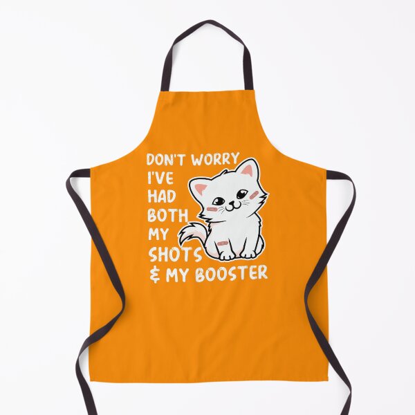 Item preview, Don't Worry I've Got Both My Shots - Kawaii White Cat designed and sold by MacAndMoose.