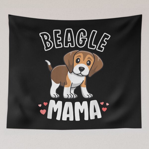 Artikelvorschau, Beagle Mama Dog Mom Shirts For Women Gift For Beagle Lover entworfen und verkauft von Yaw23123.