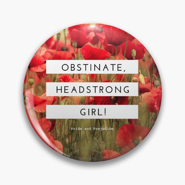 Item preview, Pride and Prejudice Quote | Jane Austen | Regency Lady | Vintage designed and sold by OakTreeDesign.