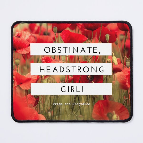 Item preview, Pride and Prejudice Quote | Jane Austen | Regency Lady | Vintage designed and sold by OakTreeDesign.