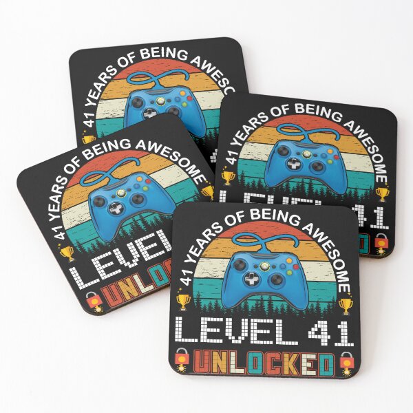 Item preview, 41 Years Of Being Awesome Level 41 Unlocked Gamer designed and sold by PansyBoyd.