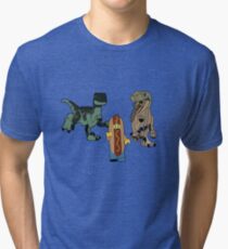 Catching Lunch redux Tri-blend T-Shirt