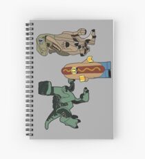 Catching Lunch redux Spiral Notebook