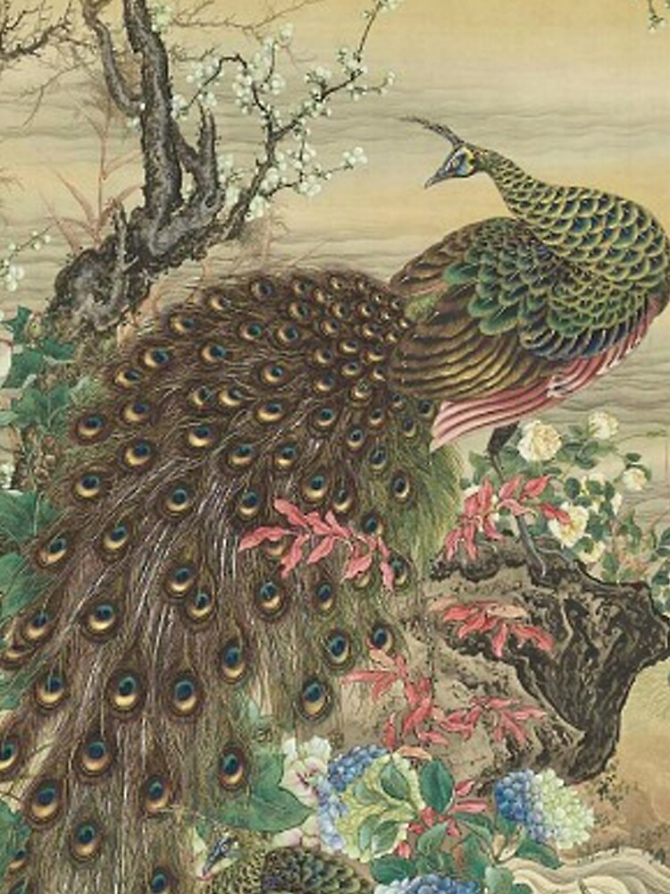 Lady Peacock Chinoiserie by TheChinoiserie