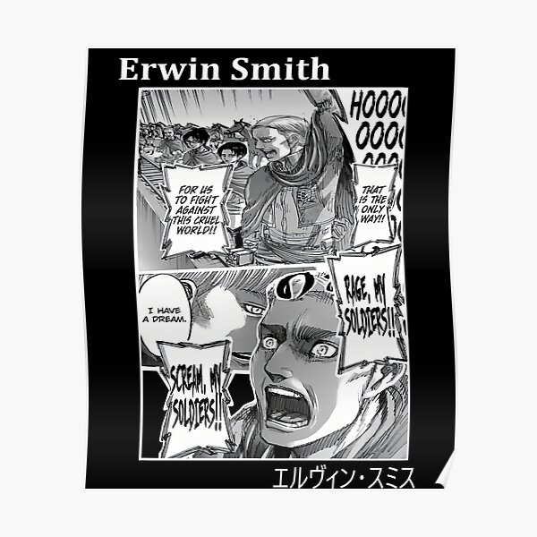 "Convince Profound Scout Commander Strong Erwin Smith Shingeki No