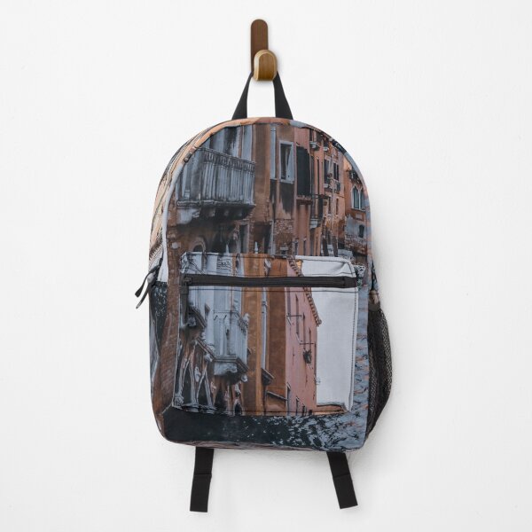 Item preview, Famous canal in Venice & pink Italian house   designed and sold by anisbbmbrush.