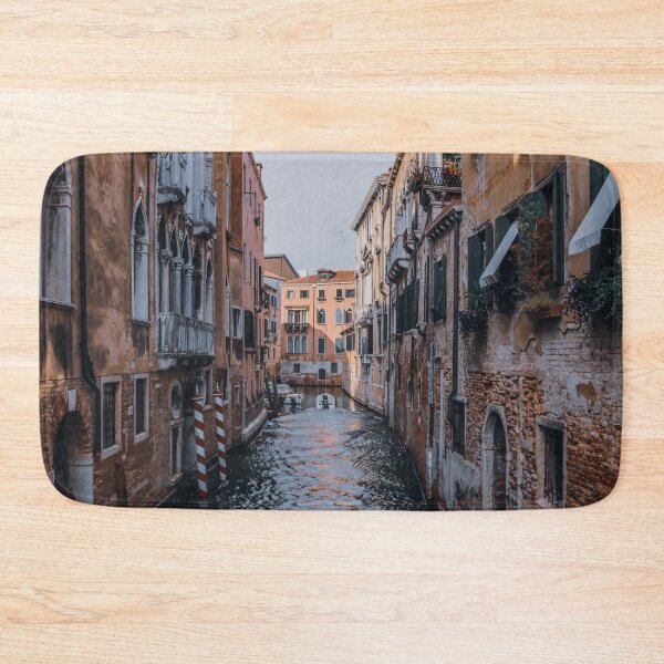 Item preview, Famous canal in Venice & pink Italian house   designed and sold by anisbbmbrush.